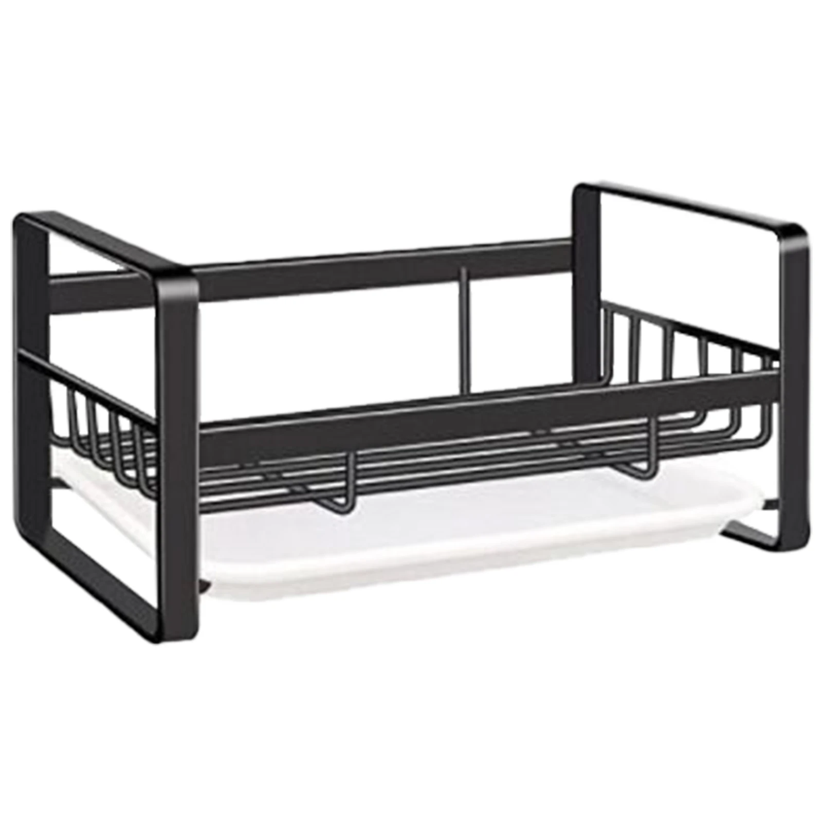 

Home Storage Sliding Drawer Stainless Steel Kitchen Holder Countertop Caddy Sponge Drain Tray Dispenser Removable Sink Organizer