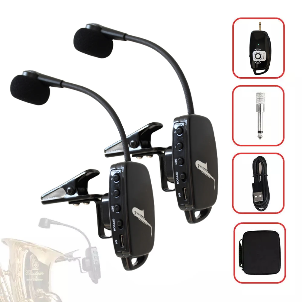 Беспроводной микрофон 2 4G диапазон 160 футов Plug and Play