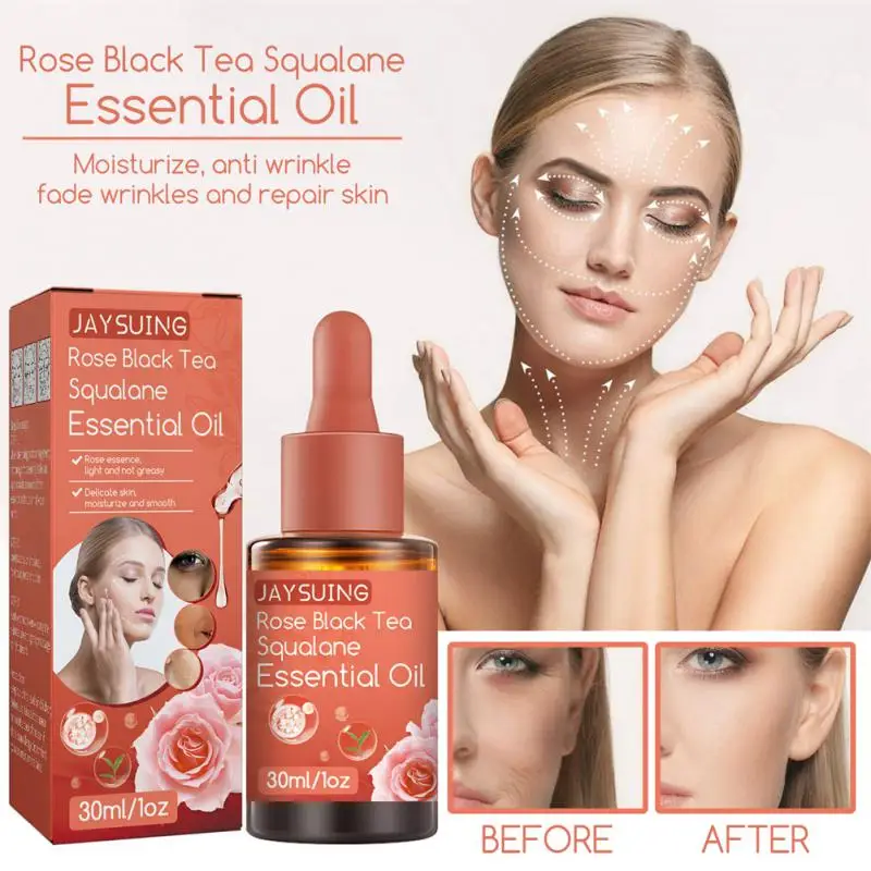 

30ml Rose Oil Face Serum Deep Anti Wrinkle Anti-Aging Improve Fine Lines Lifting Shrink Pores Whitening Moisturize Skin Care