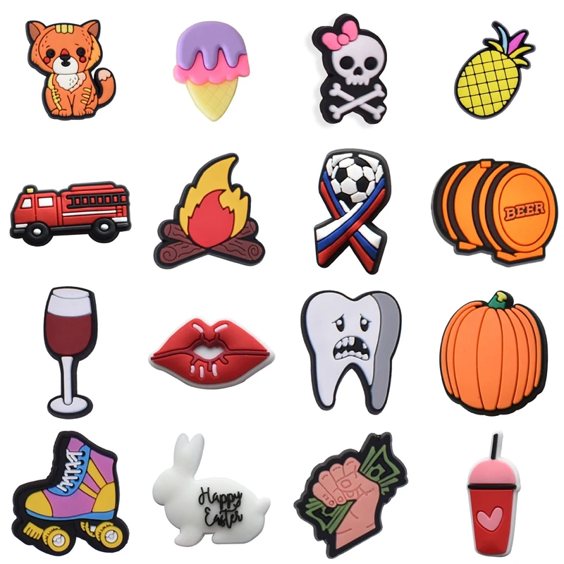 

Women Charm Shoe Charms Accessories Decorations PVC Buckle Decorations for Crocs Wholesale Bulk Gifts Pins Shoes Accessories