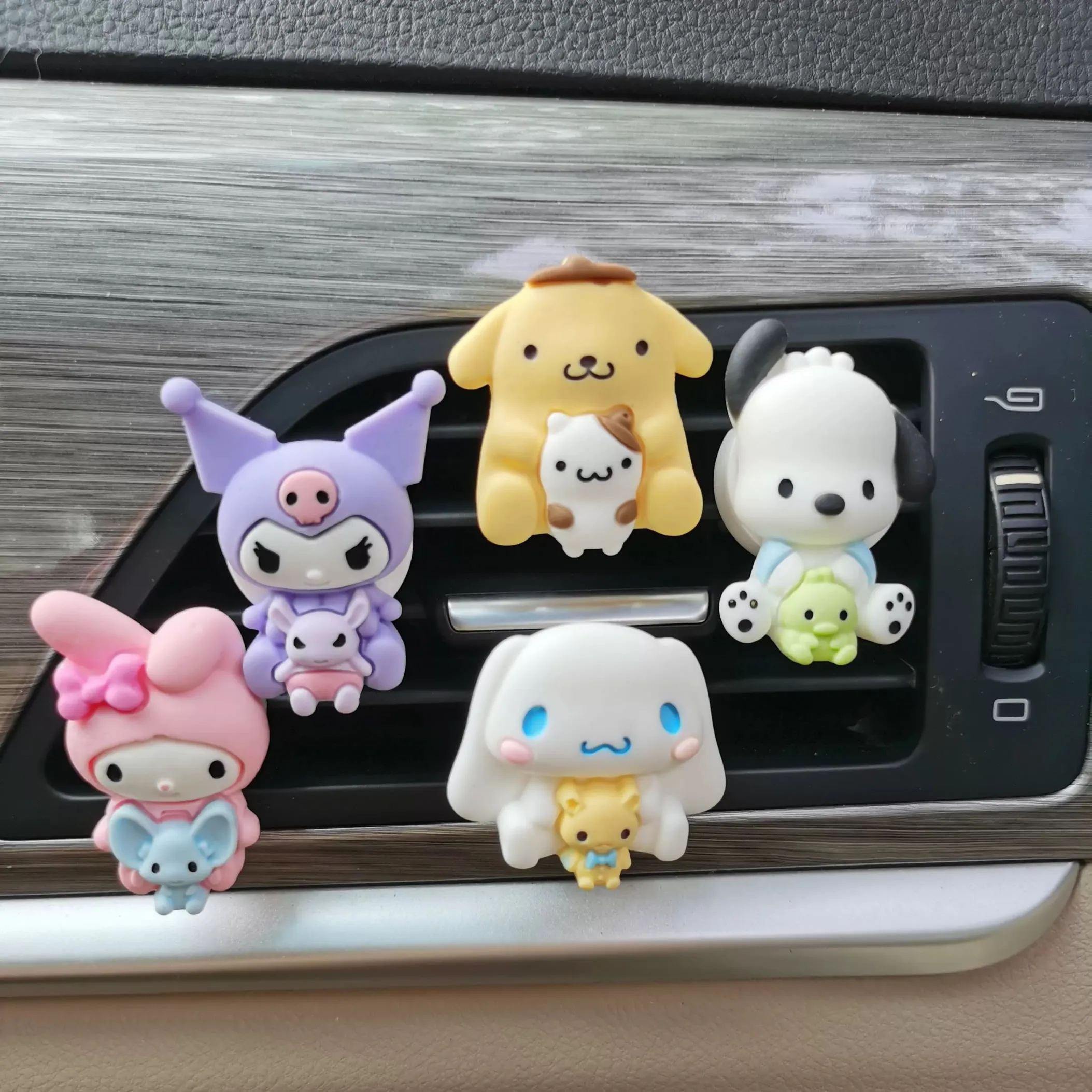 Kawaii Sanrio Cinnamoroll автомобильный освежитель воздуха Kuromi Melody персонаж мультфильма