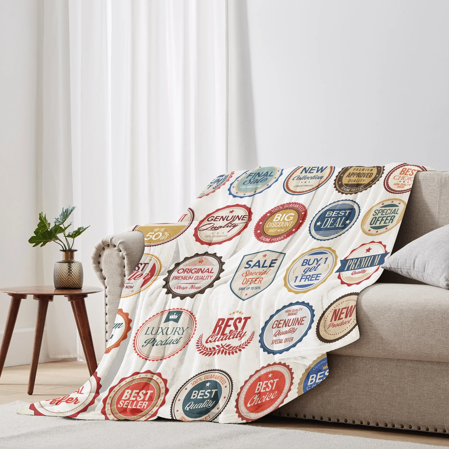 Индивидуальное фланелевое одеяло