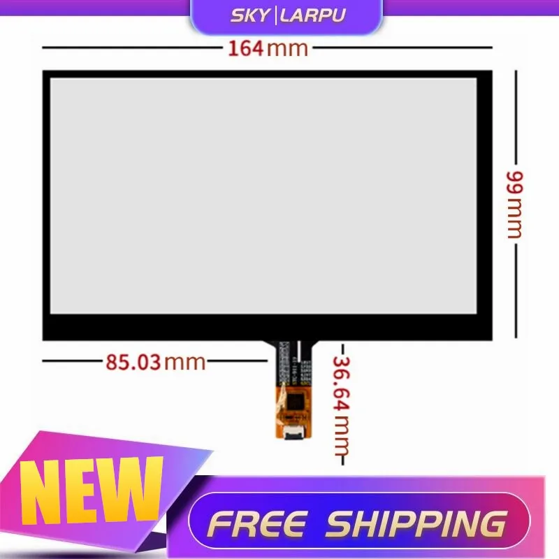 

6.95''Inch 164mm*99mm TouchScreen For Car DVD GPS GT911 TM070RDH01 Capacitive Handwritten Touch Panel Screen Glass Digitizer