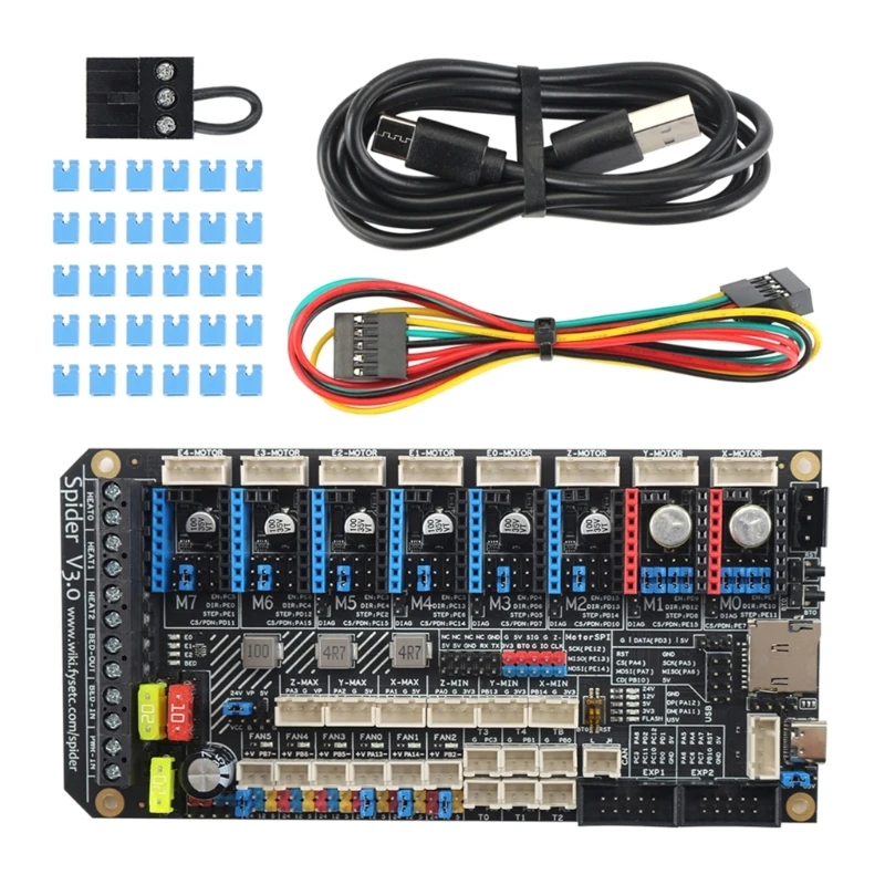 

Материнская плата V 3.0 для 3D-принтеров Voron 2.4/Switchwire Прочная конструкция из АБС-пластика для повышения