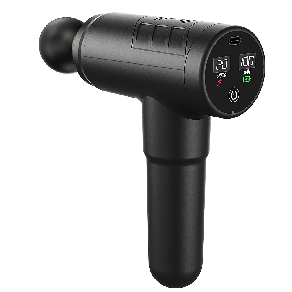 Флюоресцентный инструмент для массажа тела 30 скоростей перезаряжаемый пистолет