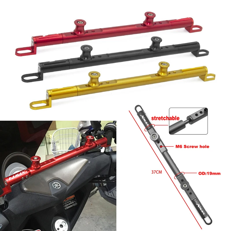 

Motorcycle CNC Mutifunctional Cross Bar Steering Damper balance lever For YAMAHA NMAX155 NMAX125 NMAX N-MAX 155 125 2017-2020