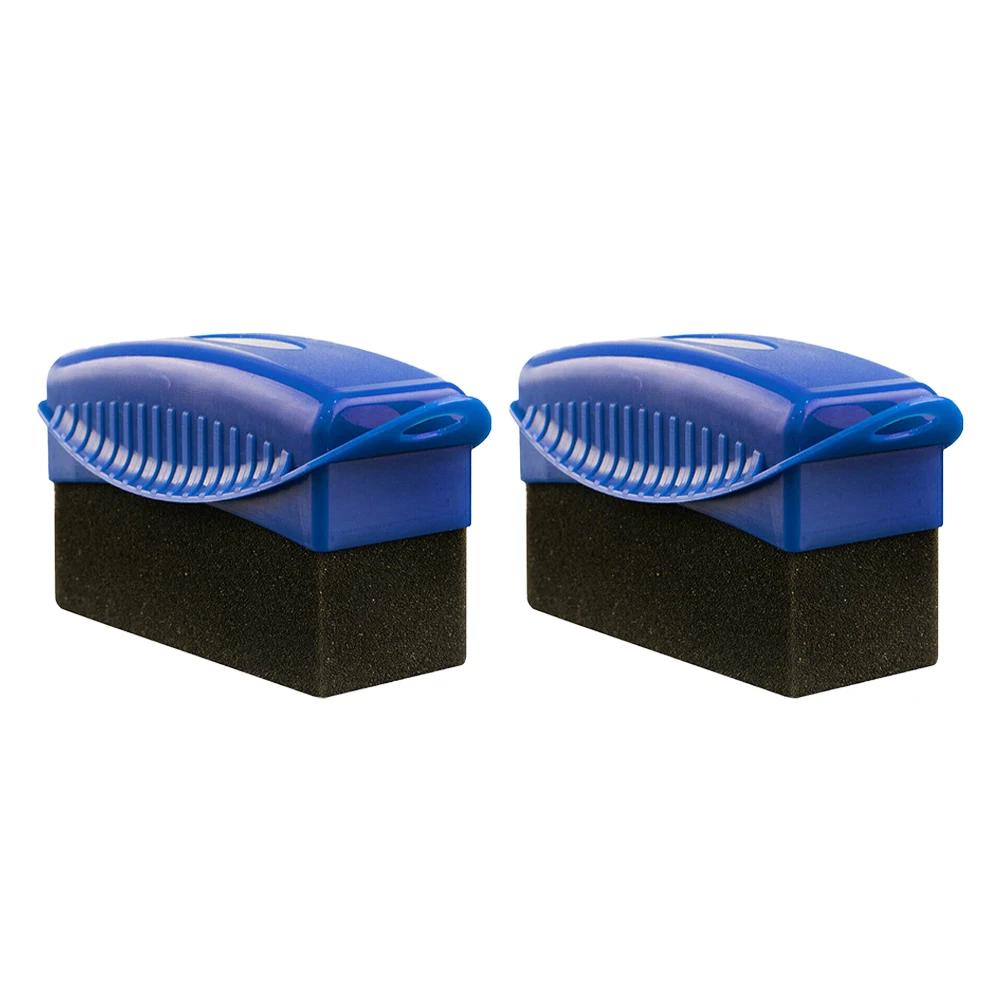 

2pcs/pack Waxing Detailing Car Dressing Brush Tire Reusable Non Lid Sponge Foam Soft Easy Grip Handheld Washing Shine Applicator