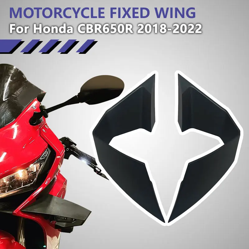 

Winglet for Honda CBR650R 2018-2021 Fixed Wind Wing Motorcycle Dynamics Deflector Motorcycle Fairing Shell