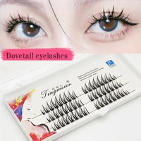 l shaped swallowtail false eyelashes cos eye lashes natural simulation single cluster eyelashes female japanese makeup tools