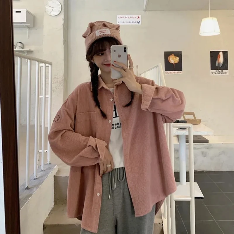 Модная рубашка с дизайном Sense Женская куртка Kawaii Girl Весенняя новая Корейская