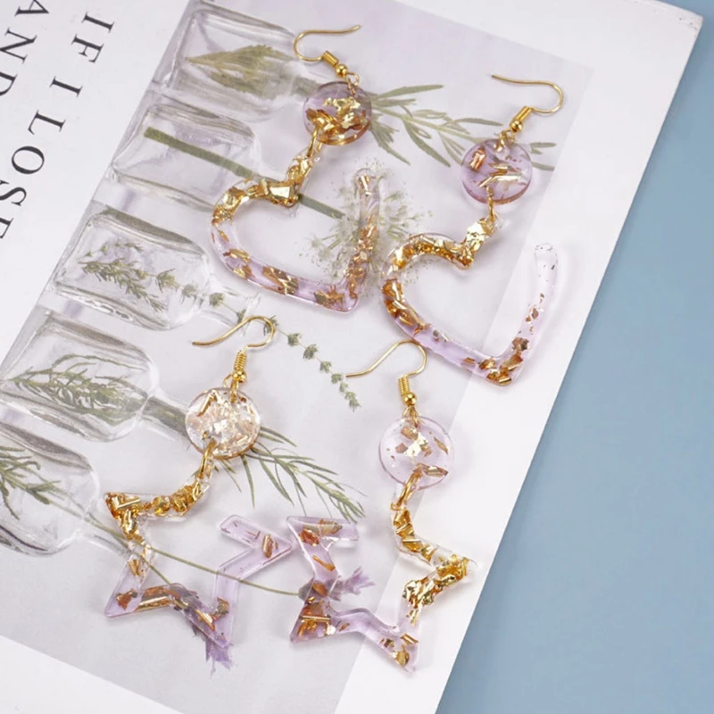 Кристаллическая форма для эпоксидной смолы сделай сам брелок ключей серьги