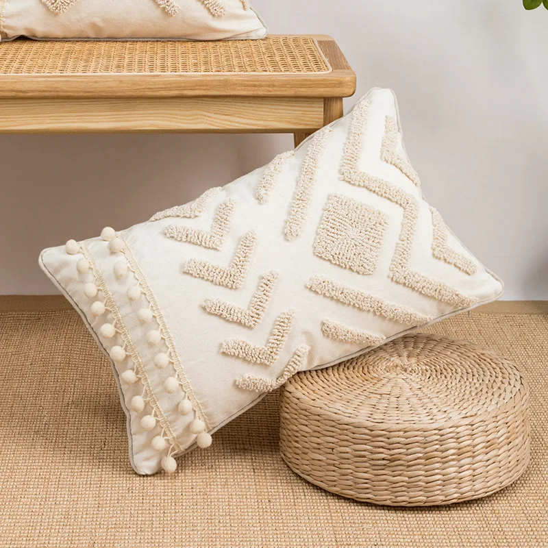 

Диванная подушка Dimond Tufted из полиэстера/хлопка, серый/бежевый