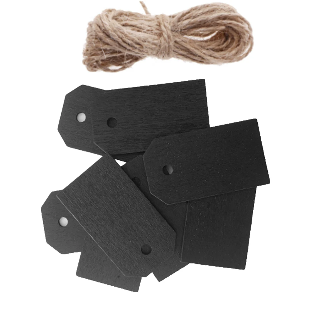 

Wood Tags High-ranking Wear-resistant Lightweight Exquisite Appearance Long Service Life Mini Blackboard Pendant Type 1