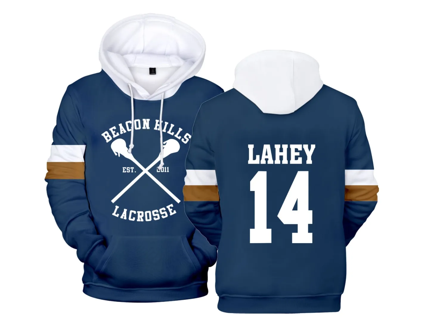 Толстовка с капюшоном Teen Wolf уличная одежда унисекс женские и мужские толстовки