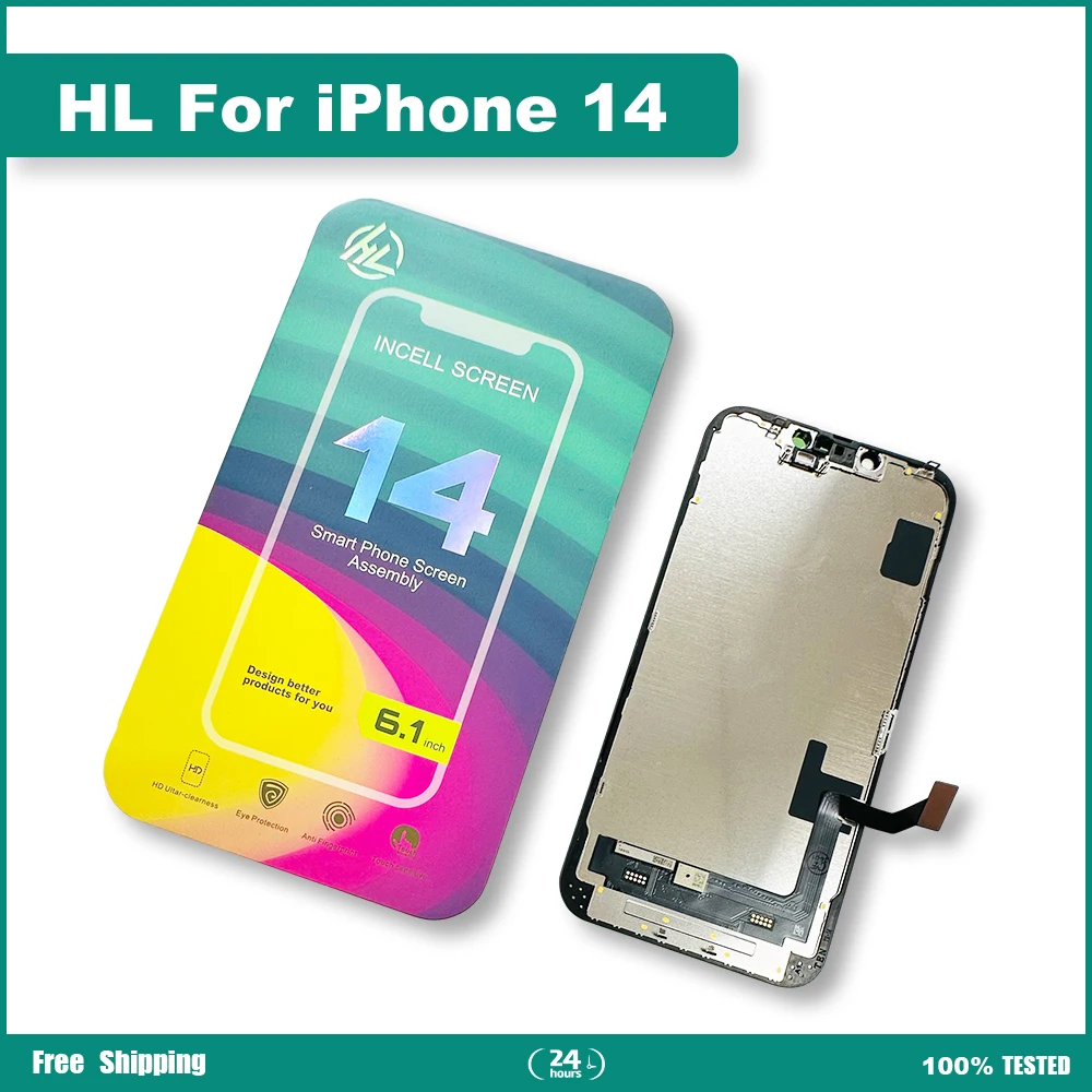 ЖК-дисплей HL для iPhone X XS XSMAX 11PRO 11ProMax 12 12PRO 13 13MINI 14 15PLUS сенсорный экран с цифровым