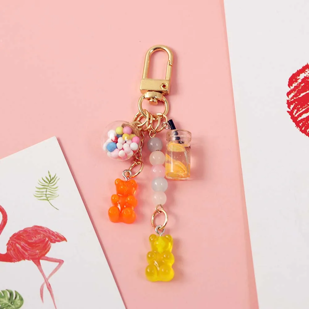 Милый Ins Candy Rainbow Gummy Bear в форме сердца для девочек защитный чехол наушников с