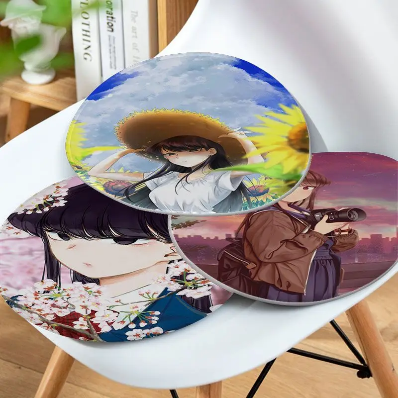 

Komi Cant Communicate Decorative Seat Pad Household Cushion Soft Plush Chair Mat Winter Office Bar Chair Mat Pad