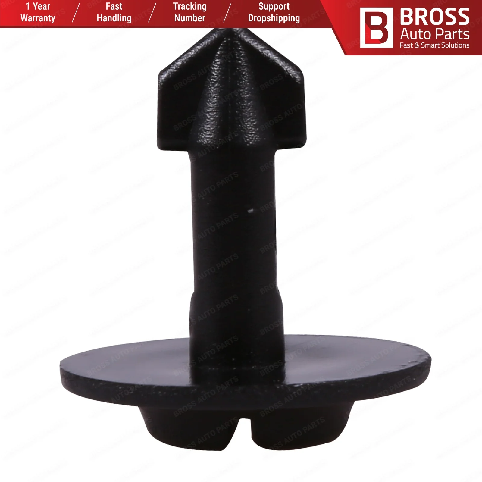 

10 Pieces Dowel Pin Black for Audi/VW : 4A0805121A
