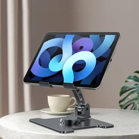 universal tablet desktop stand for ipad 6 12 9 inch aluminum alloy rotation tablet holder for samsung xiaomi huawei phone tablet