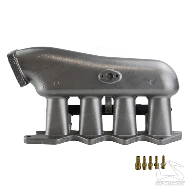 Впускной коллектор из литого алюминия + топливная направляющая для Mitsubishi EVO IV V VI