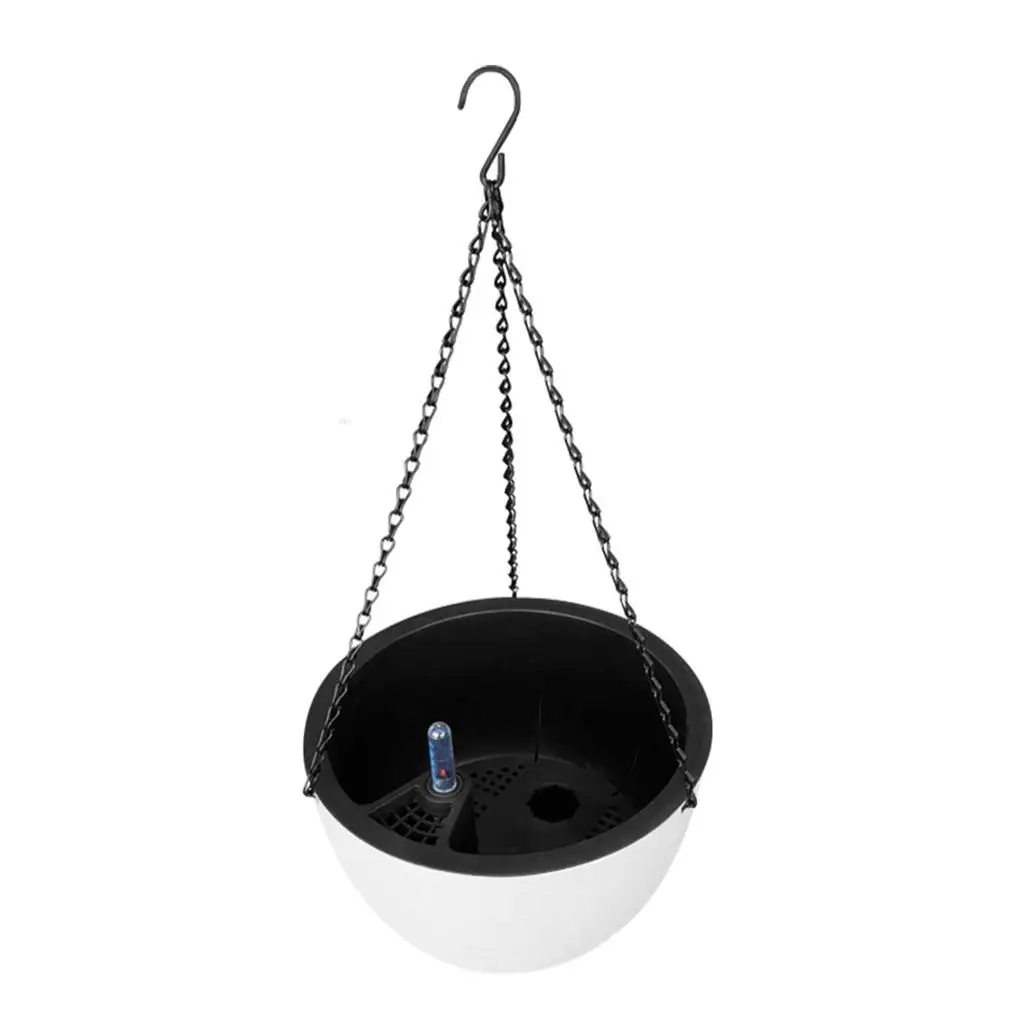 

Hanging Basket Flower Pot Plastic Flower Pot Self-Watering Plant Stand Hanger Home Decoration Garden Hanging Flower Pot