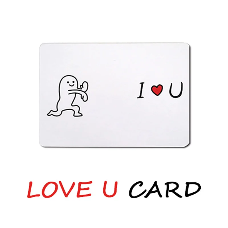 

LOVE U Card от Hyde Card магические трюки крупным планом уличная Иллюзия трюк магический Макияж для детей Детский пазл игрушка магия Card trucos de Magic