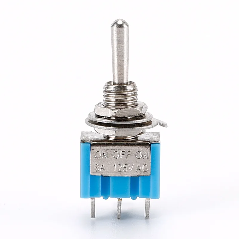 5 шт./партия мини-светильник 3-контактный переключатель SP3T ON-OFF-ON 6A 125V 3A250VAC