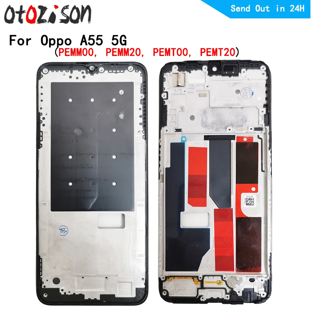 Корпус средняя рамка ЖК-панель Рамка для Oppo A55 5G PEMM00, PEMM20, PEMT00, PEMT20 средняя рамка для телефона