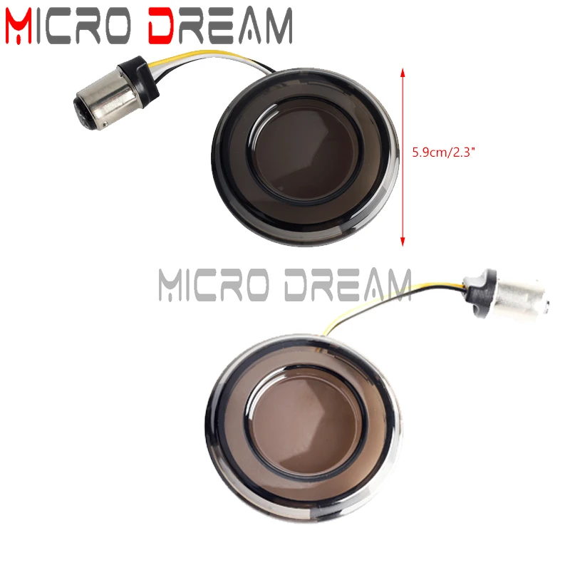 Фонарь с дымовой линзой 1156 дюйма для Harley Touring Street Glide Road King