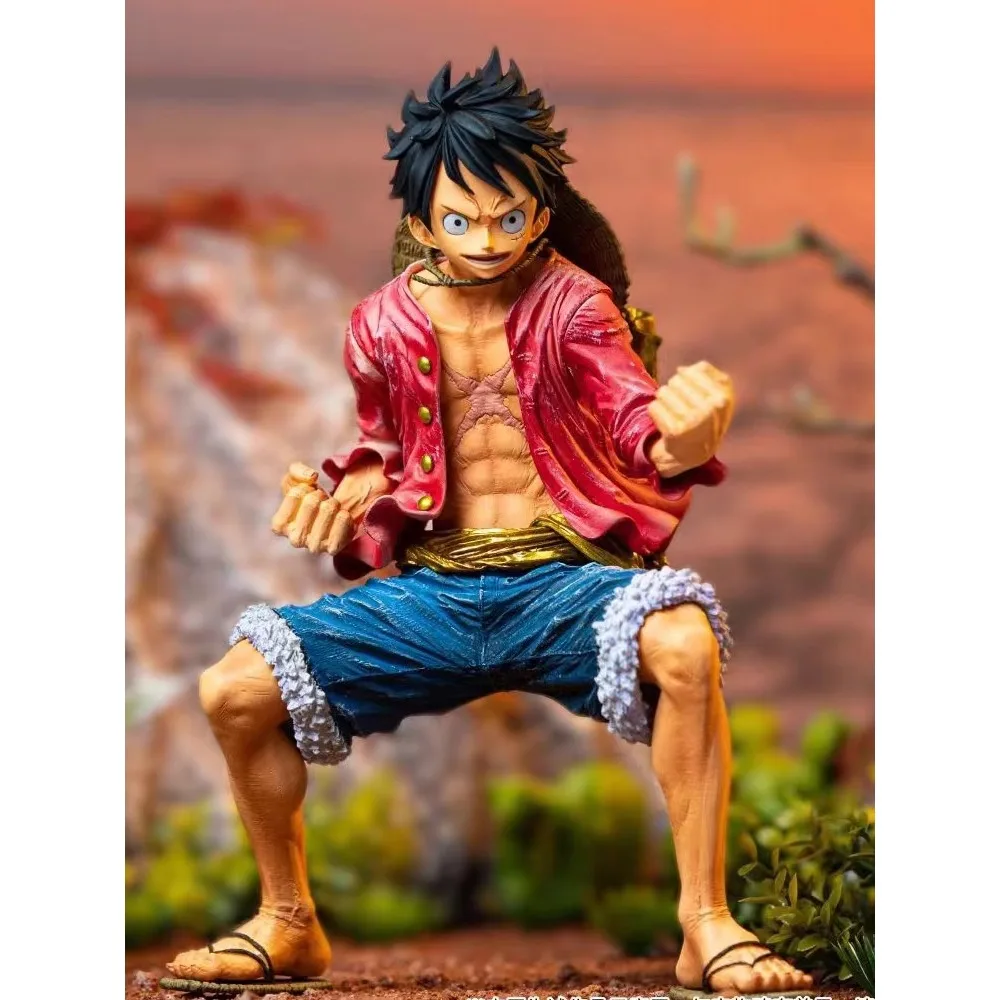 

18cm One Piece Monkey D. Luffy Genuine Japanese Anime Collection Garage Kit PVC Static Model Ornament Toy Gift