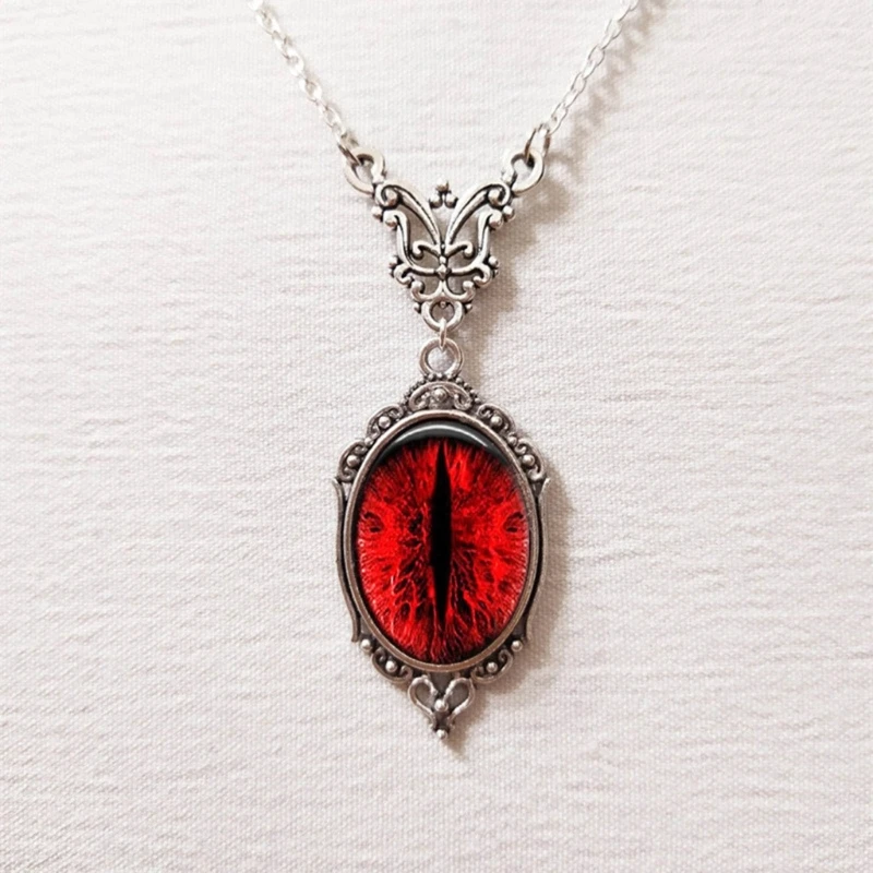 

Eyes Photo Glass Cabochon Pendant Handmade Choker Chain Necklaces Women Jewelry