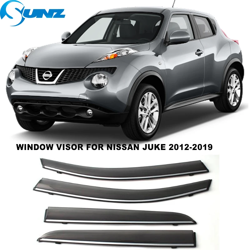 Side Window Deflectors For Nissan Juke 2012 2013 2014 2015 2016 2017 2018 2019 Window Visor Sun Rain Guards For Juke Accessories