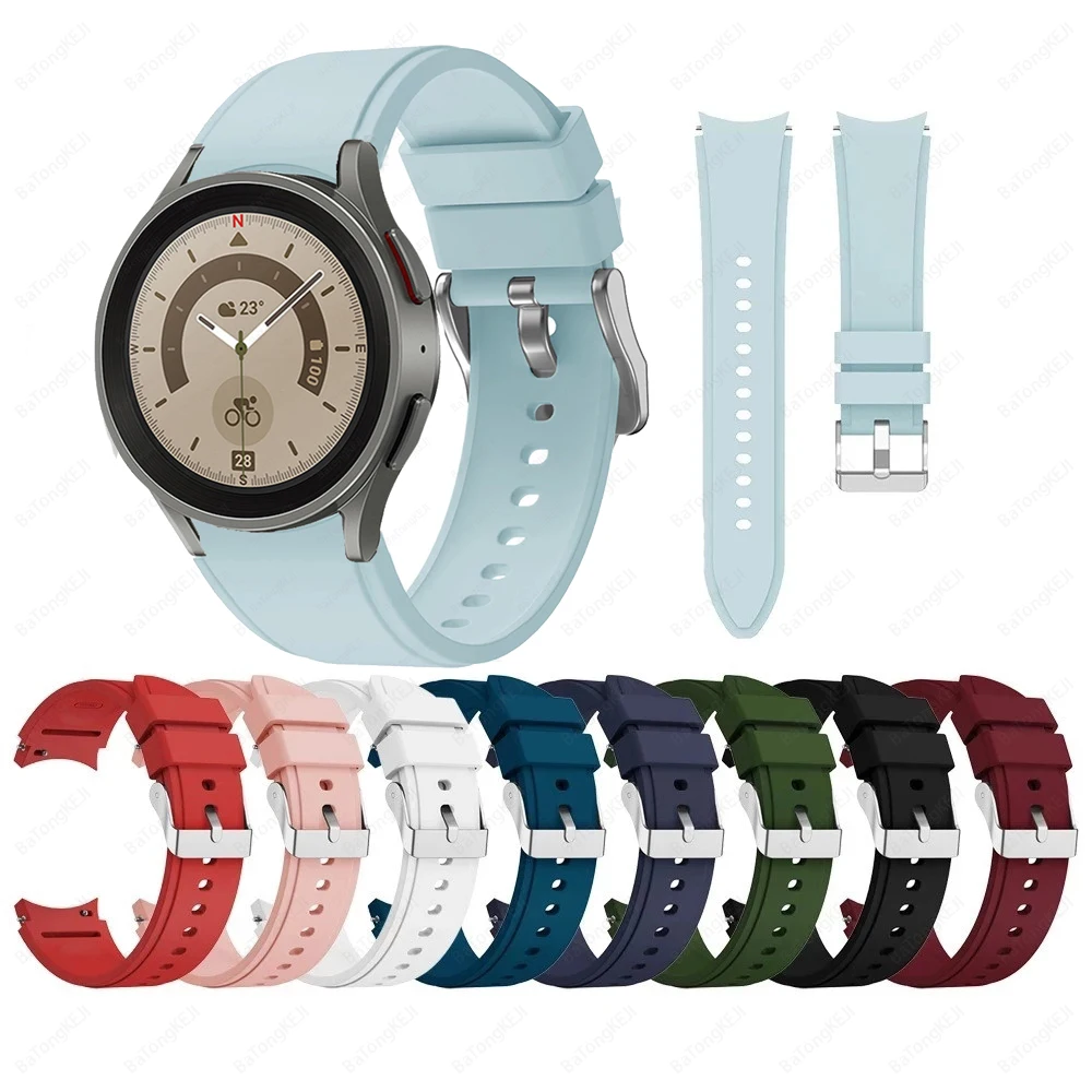 

Ремешок силиконовый для смарт-часов Samsung Galaxy Watch 5 40 44 мм/Watch 5 Pro 45 мм