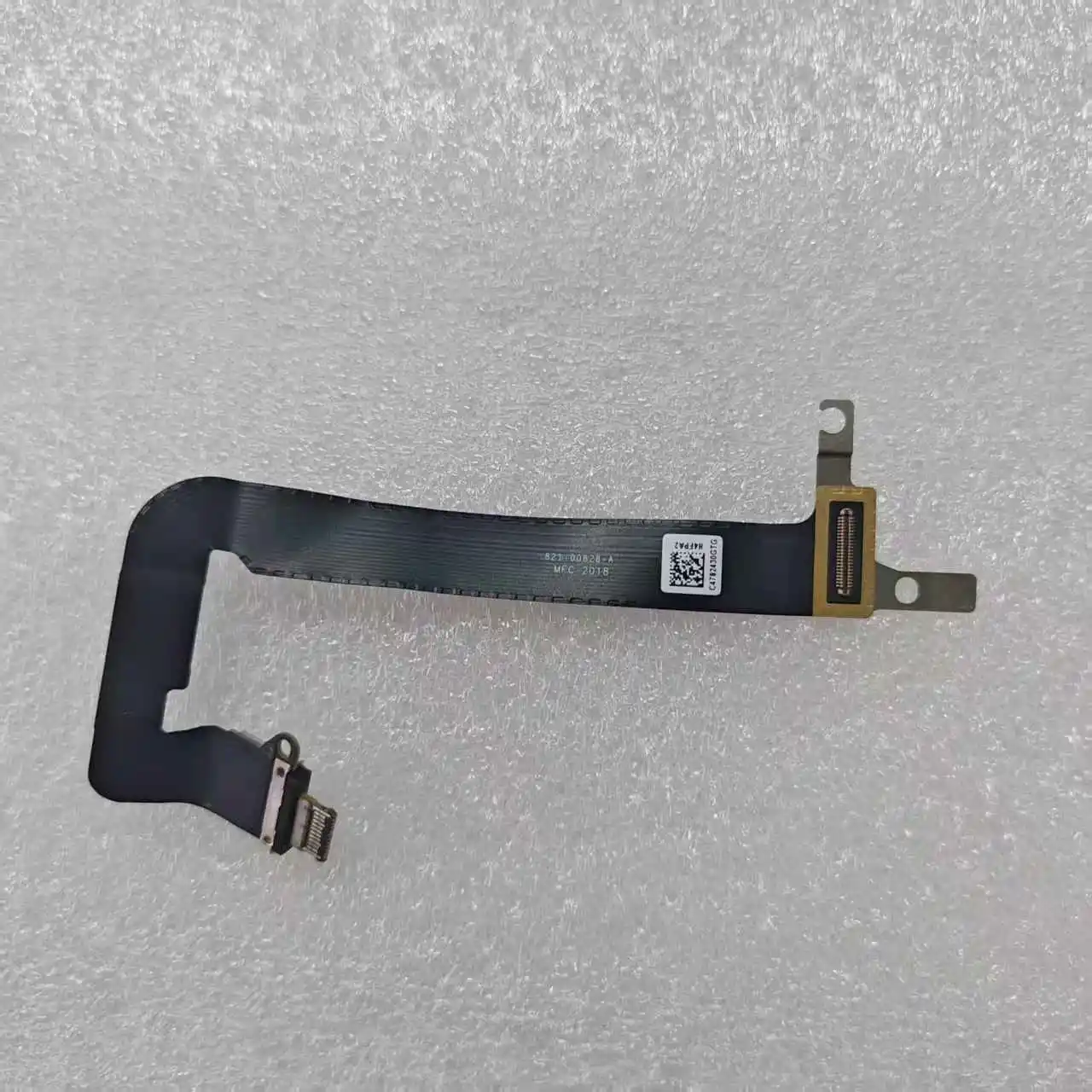 Фото Оригинальный гибкий кабель порта зарядки USB-C для Macbook 12 дюймов A1534, разъем питания постоянного тока 821-00828-A 2016 2017 №1