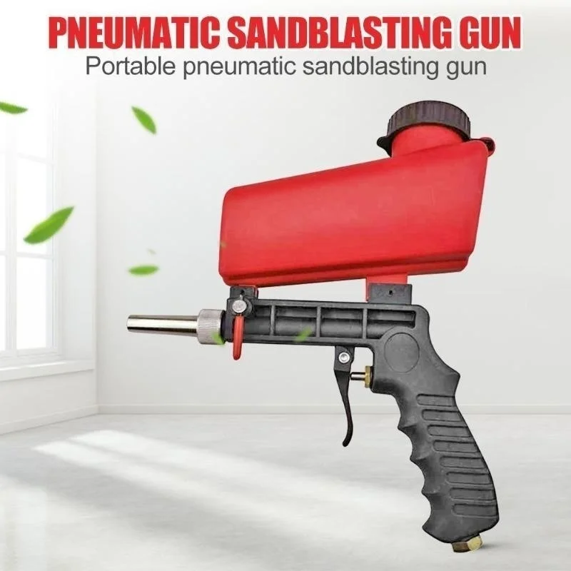 

90psi Portable Gravity Sandblasting Gun Sandblasting Machine Aluminum Pneumatic Sandblasting Power Machine