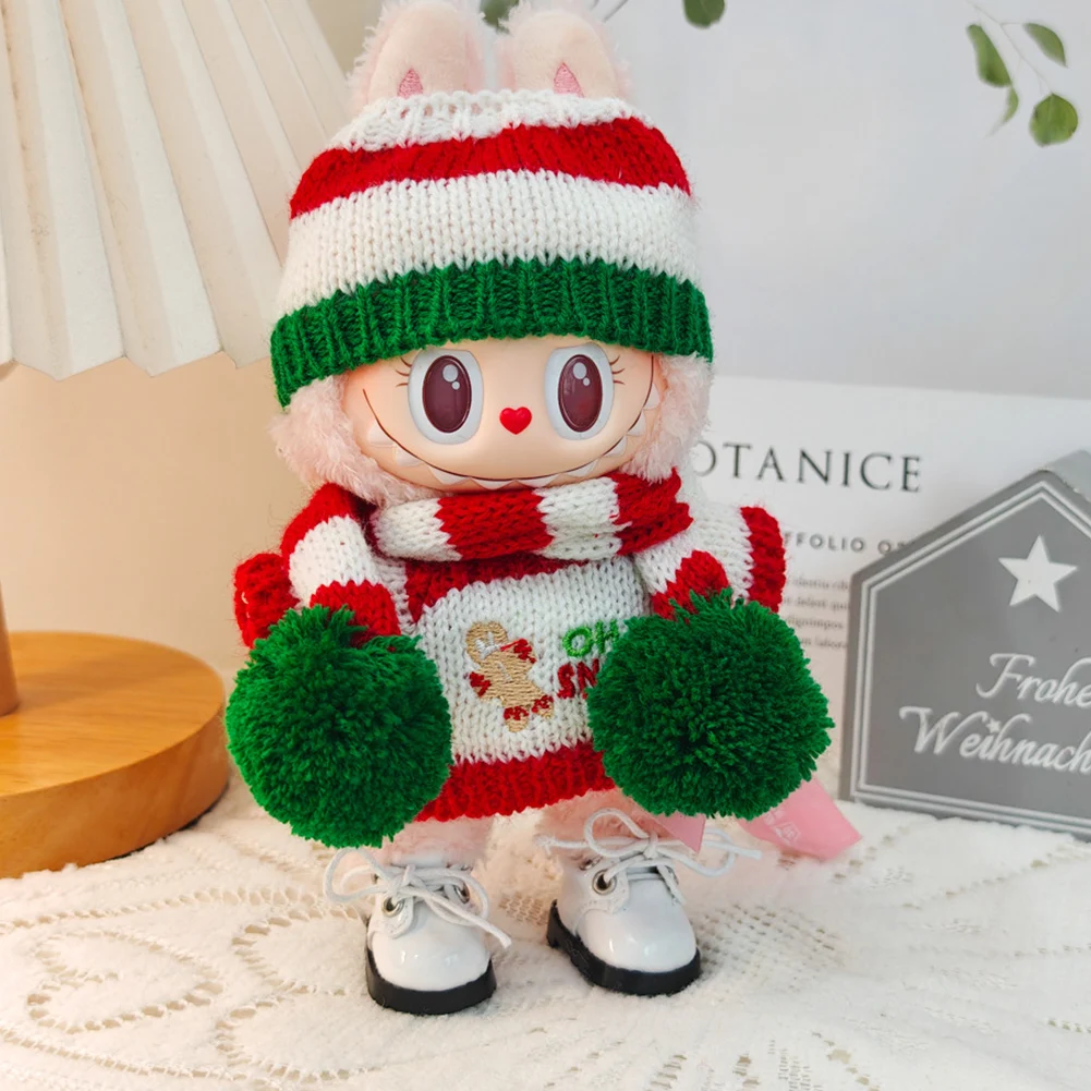 Мини-плюшевая кукольная одежда для Labubu плюшевая кукла аксессуары наряд куклы Kpop