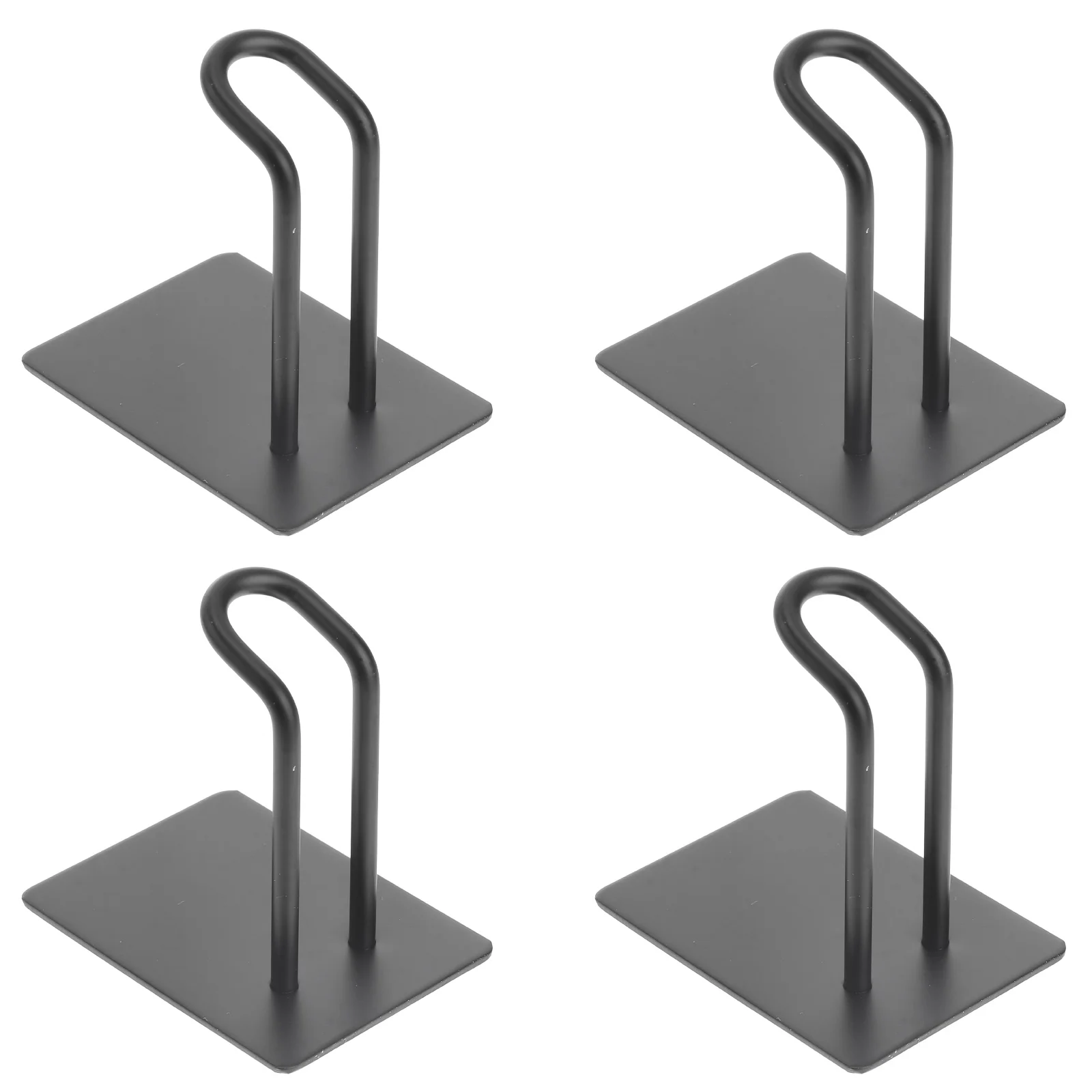 

Wall Towel Hook Hanger Hangingsticky Hooks Bathroom Black Rackhooks Holder Coat Mounted Adhesive