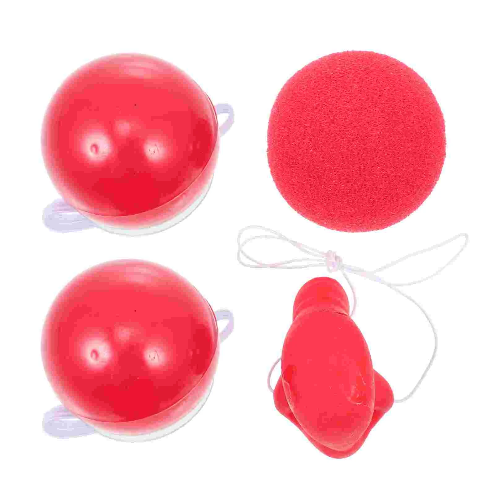 

Clown Nose Red Noses Prop Sponge Cosplay Circus Party Carnival Costume Kids Glowing Accessory Performance Bulk Masquerade Up
