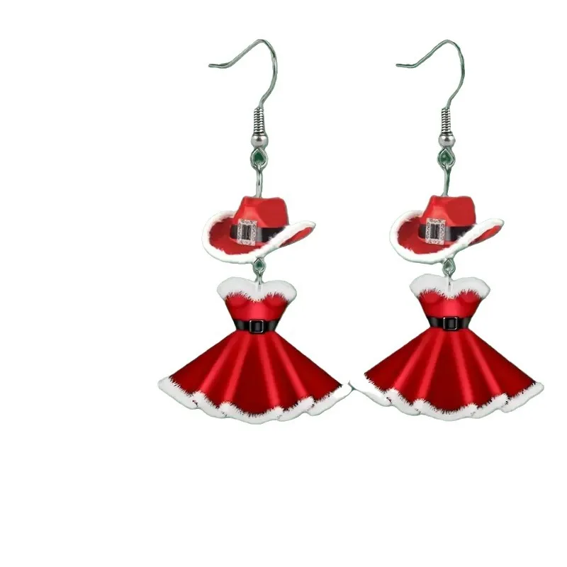 Акриловые серьги-гвоздики