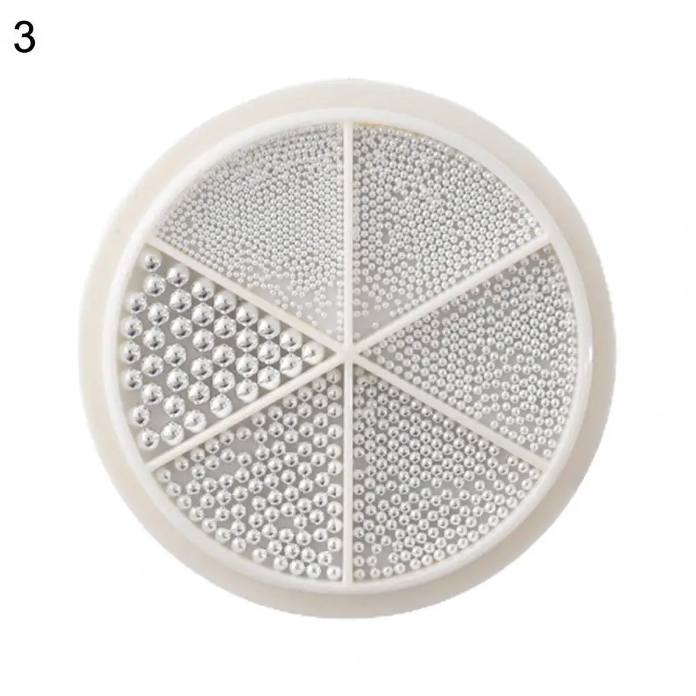 

Alloy 1 Box Stylish Colorful Loose Bead Nail Art DIY Craft Decoration Attractive Nail Decoration Match Freely Party Favor