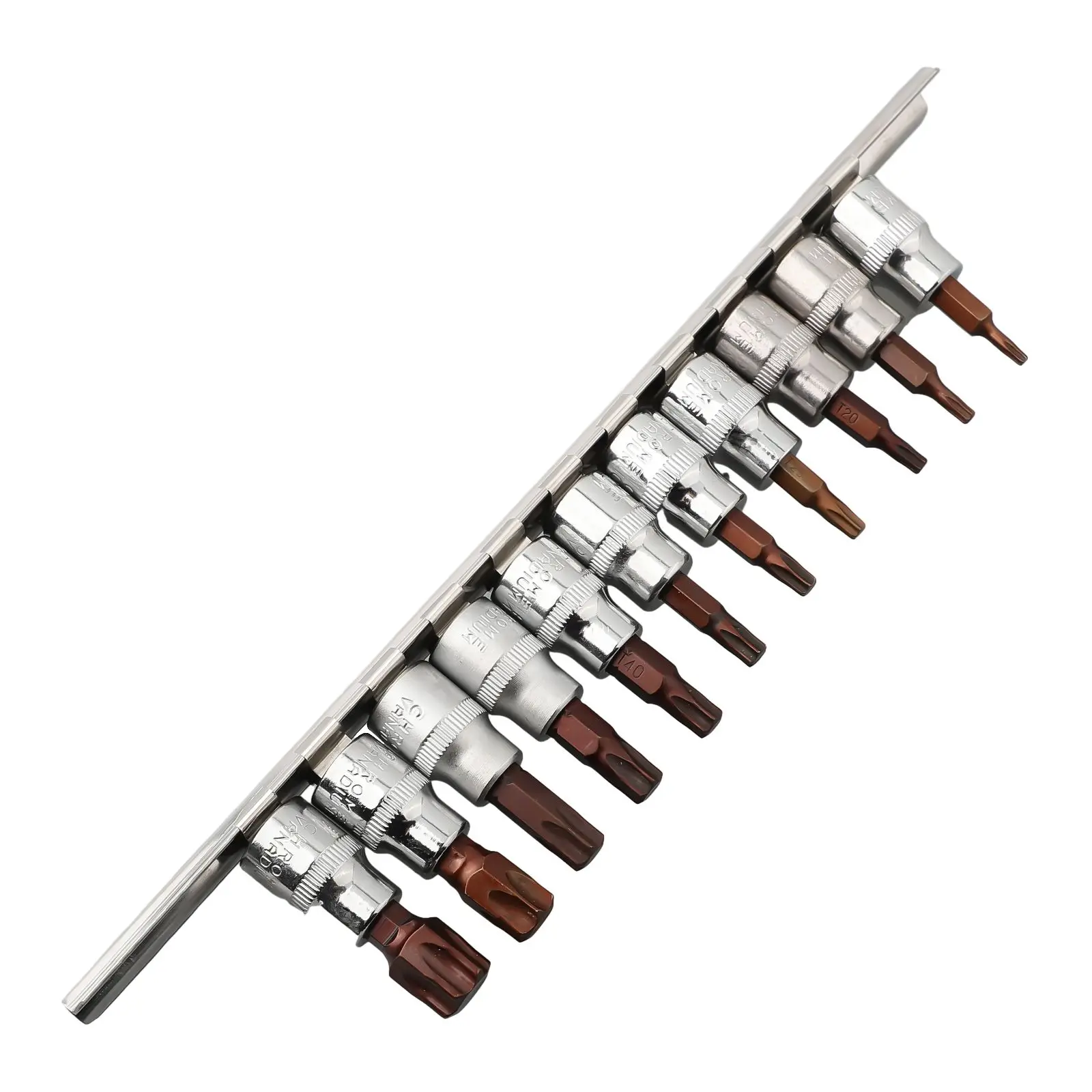 Набор из 11 шт. отвертка Torx торцевые биты T10-T60 привод 3/8 \\\\\\ дюйма и 1/4\\