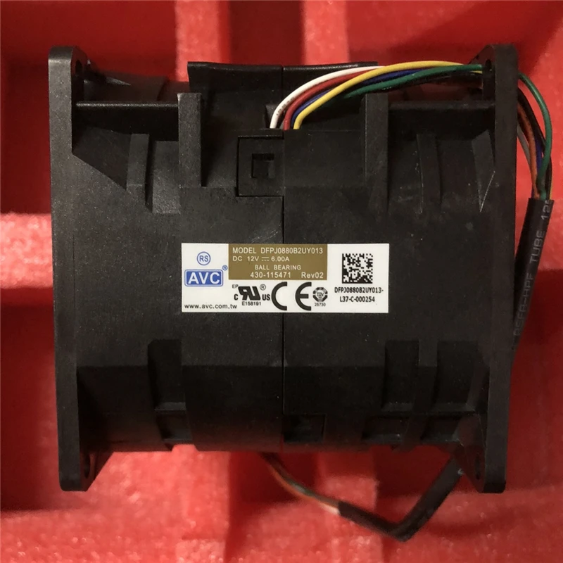 AVC DFPJ0880B2UY013 12V 6.00A 8080 двухмоторный высокоскоростной вентилятор воздуходувка для