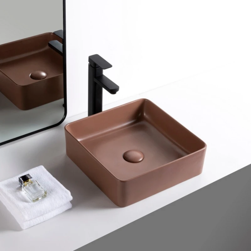 

Hot Sale Wash Basin Ceramic Art Basin Bathroom Vanity With Sink