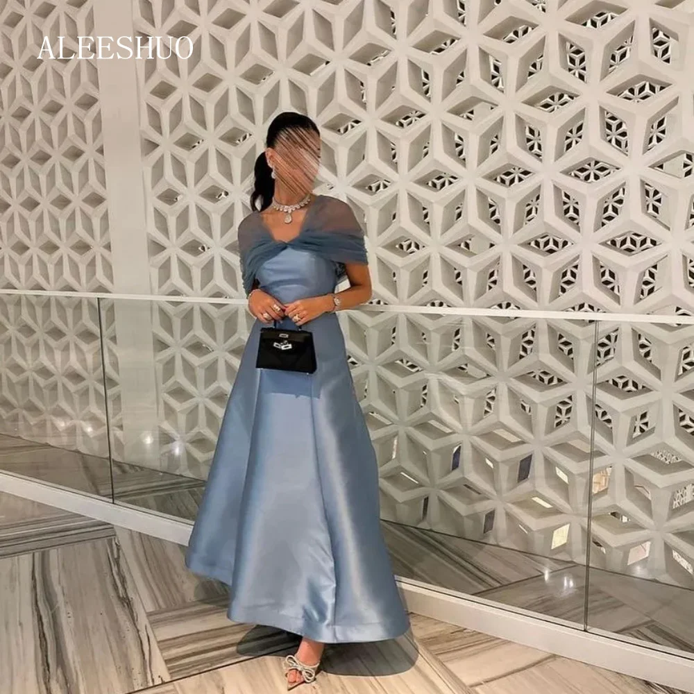 Женское атласное вечернее платье Aleeshuo