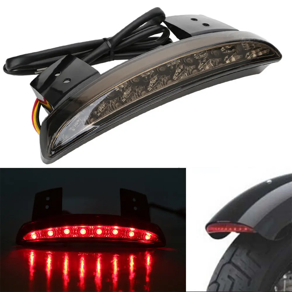 

Chopped Fender Edge LED Brake Tail Light For Harley Sportster XL 883 1200