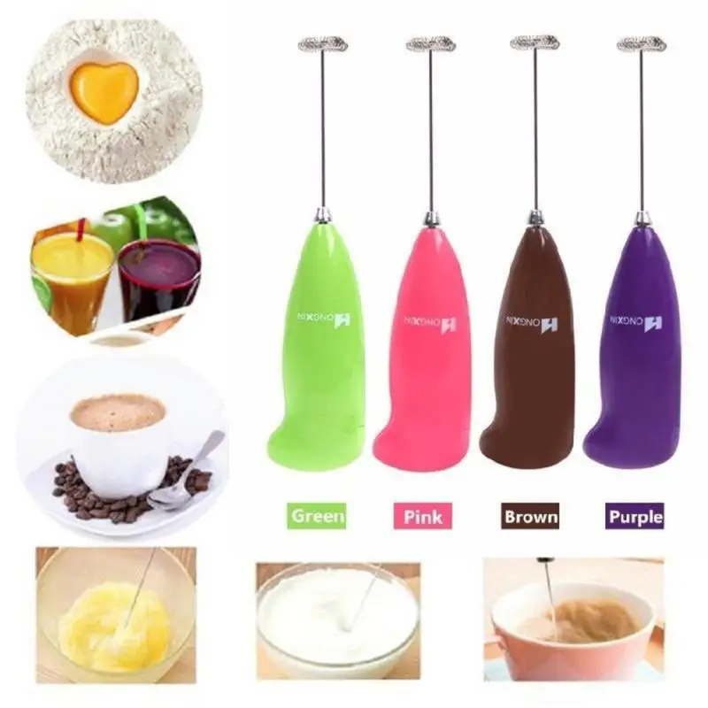 

Drink Foamer Whisk Mixer Mini Handheld Electric Milk Frother Stirrer Coffee Egg Beater Kitchen Color Random Kitchen Tools Gadget