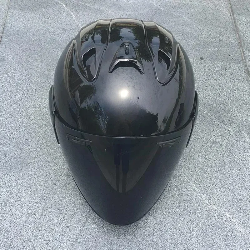 SZ RAM 3 Motorcycle Half Helmet Locomotive Racing Summer Light Capacete Black Motobike Riding Cascos