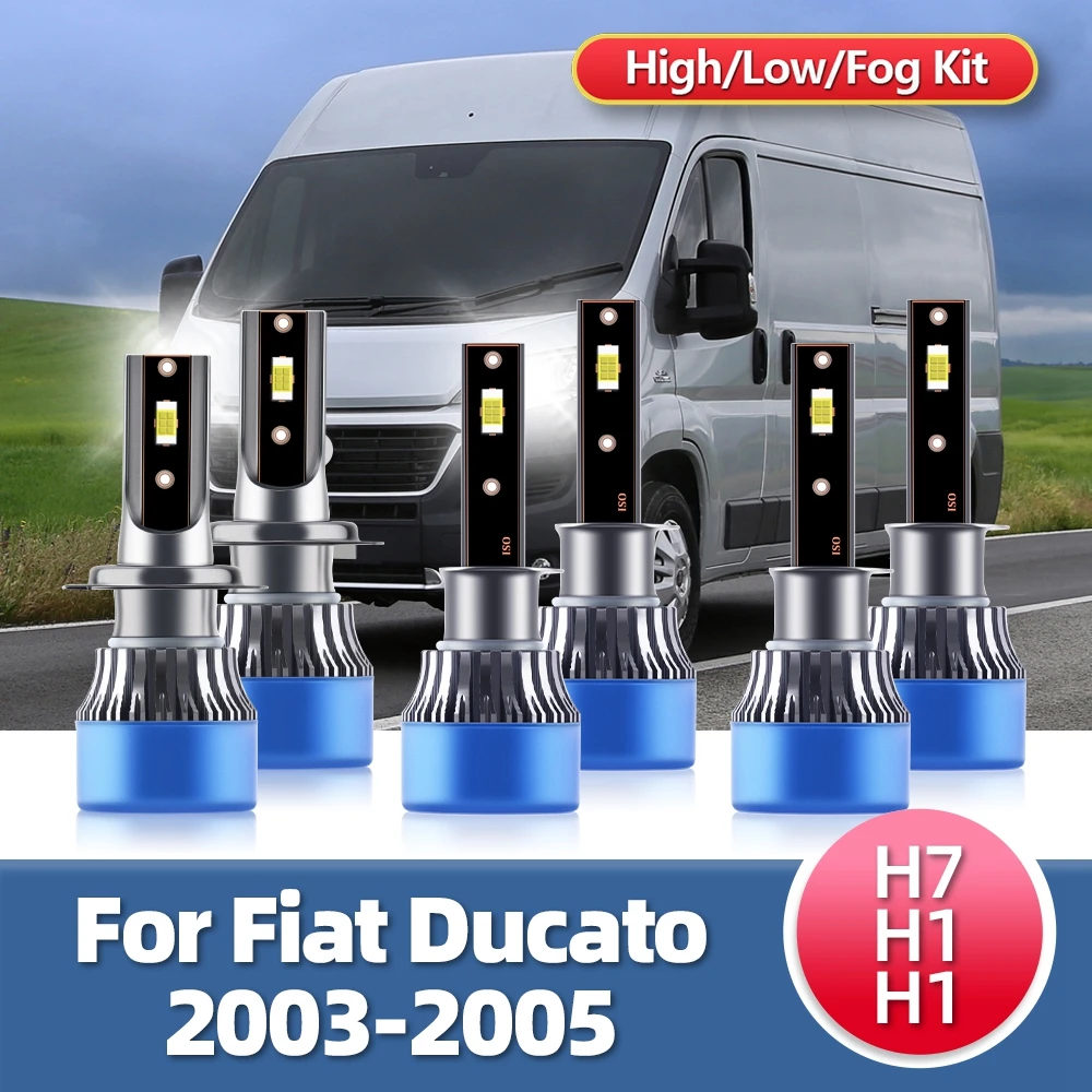 

LSlight Автомобильная фара, лампы головного света, водонепроницаемые лампы, 10000 лм, автомобильная фара головного света, супер яркая противотуманная фара для Fiat Ducato 2003 2004 2005