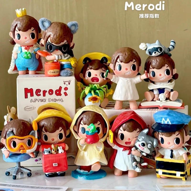 Фото POP MART Оригинальная серия After School Merodi: Коллекционная фигурка-сюрприз для декора рабочего стола, игрушка для детей и фанатов аниме №3