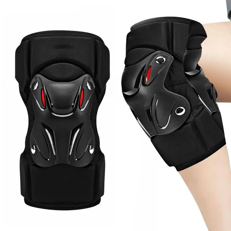 

Knee Shin Guard Pads 2pcs Racing Knee Guards Crashproof Knee Shin Guard Motorcycle Knee Protector Gear For Adults Women Men